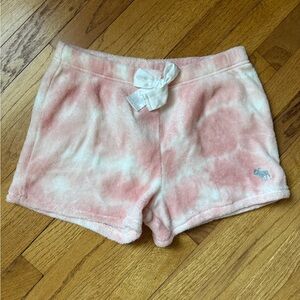 Abercrombie Kids Pink/White Fleece Sleep Shorts